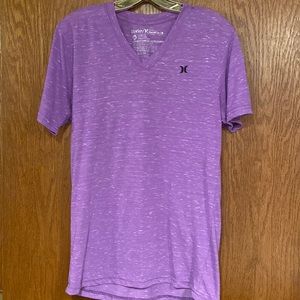 Purple Hurley v-neck tshirt